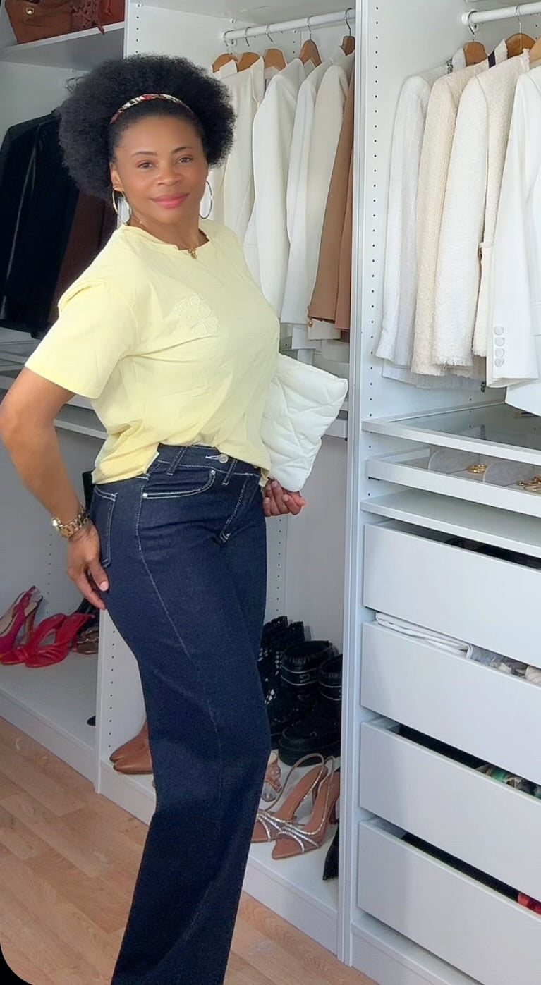 Jeans bleu brut