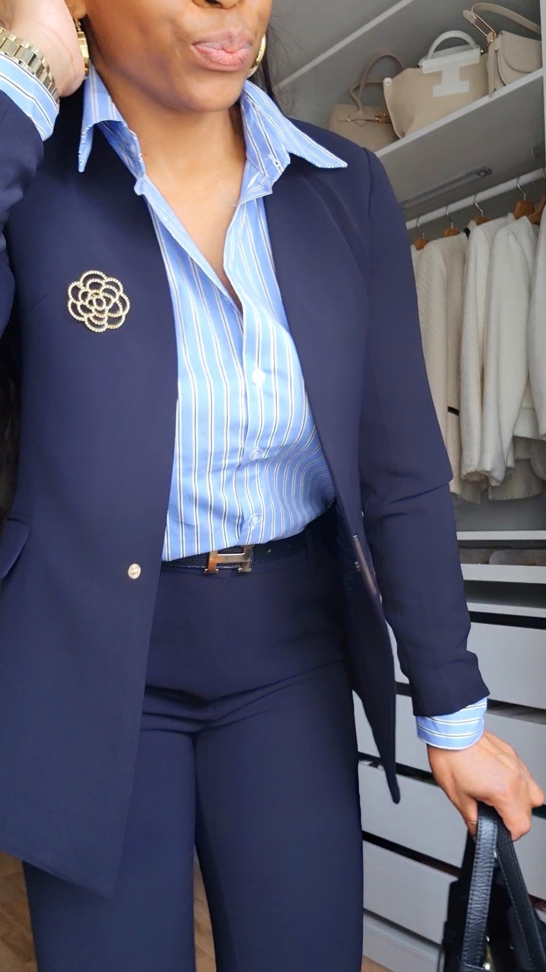 TAILLEUR AVEC BLAZER CINTRE