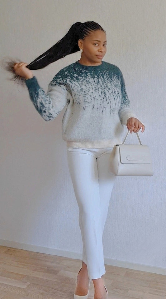 PANTALON TAILLE HAUTE SCULPTANT BLANC