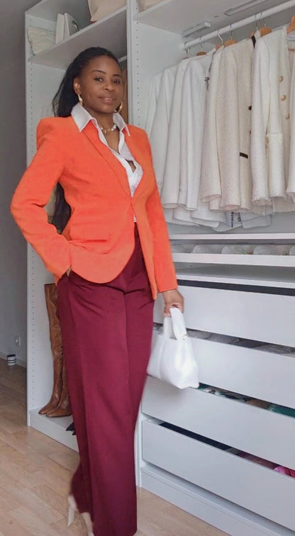 PANTALON LARGE A PINCES