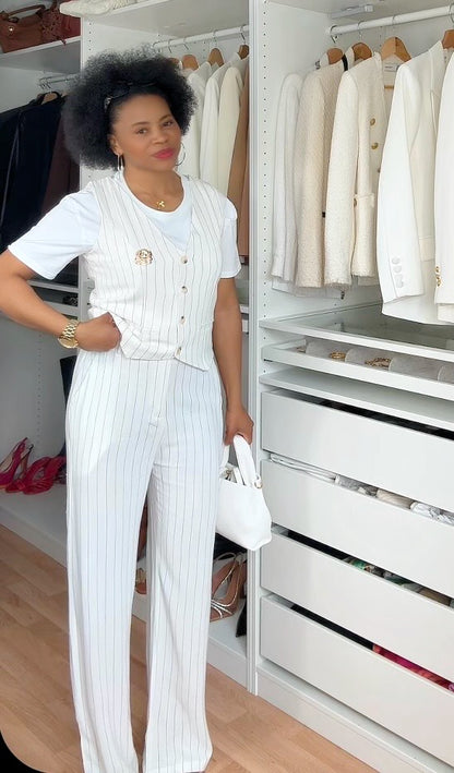TAILLEUR À RAYURES