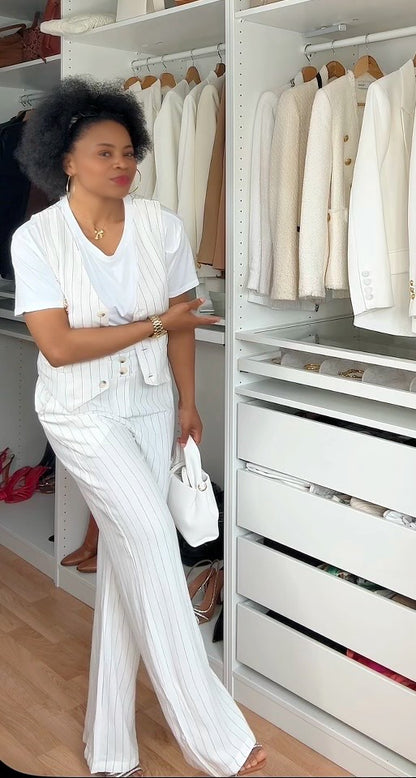 TAILLEUR À RAYURES