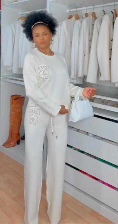 ENSEMBLE PANTALON EN MAILLE love