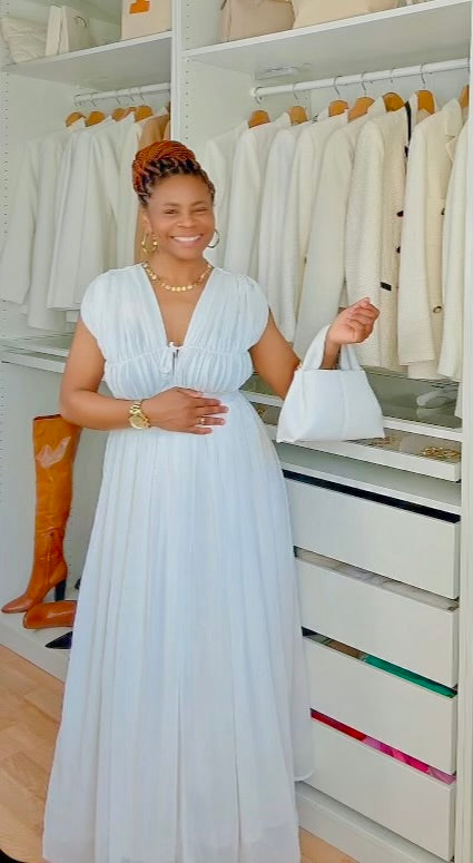 ROBE LONGUE DOS OUVERT