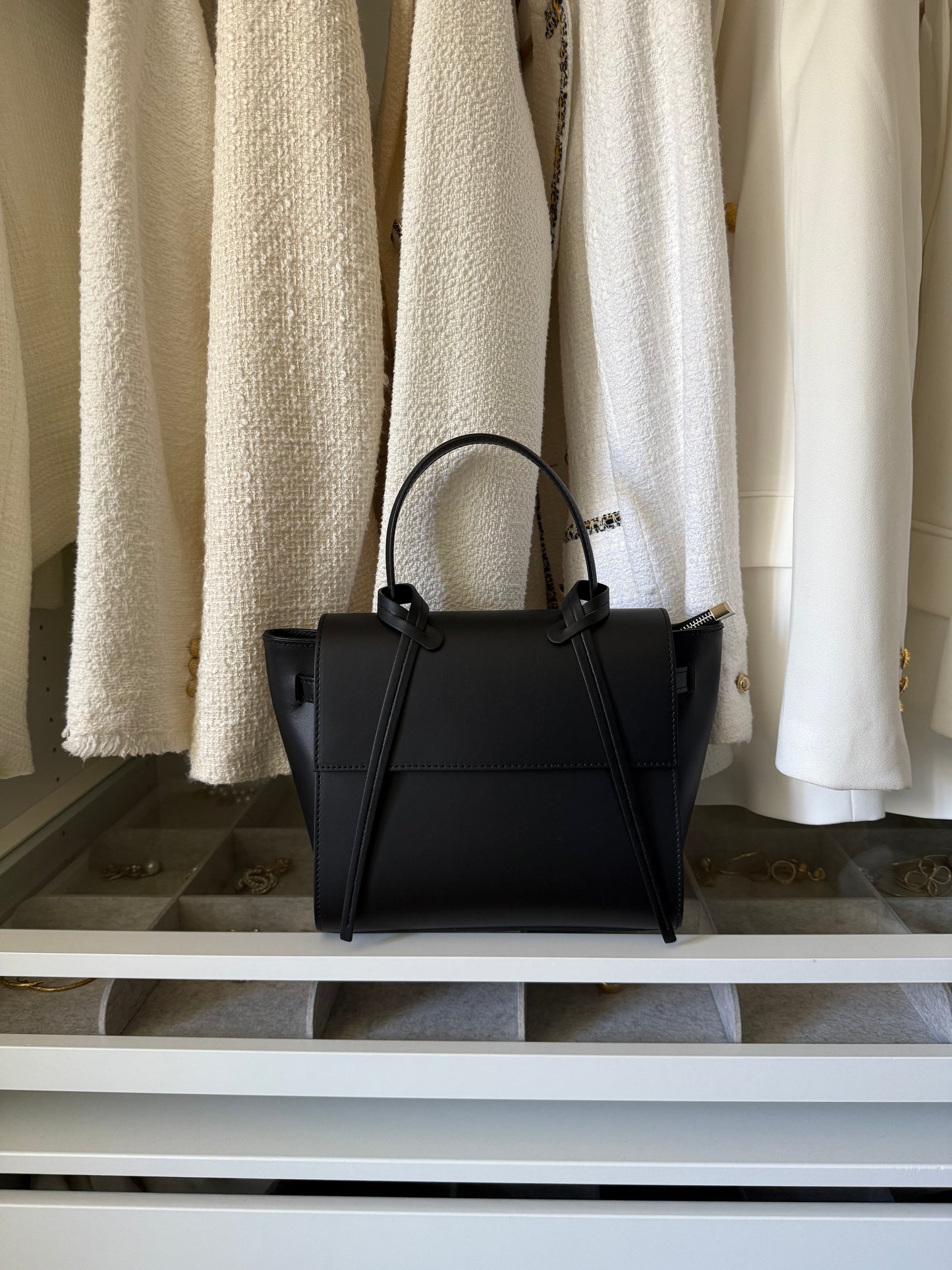 SAC A MAIN EN CUIR LISSE