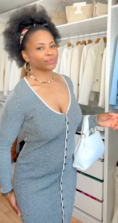 ROBE EN MAILLE 2 TONS