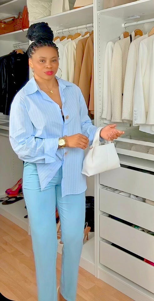 CHEMISE A RAYURES