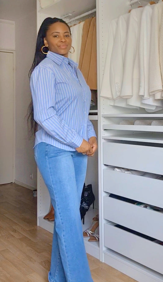 CHEMISE A RAYURES